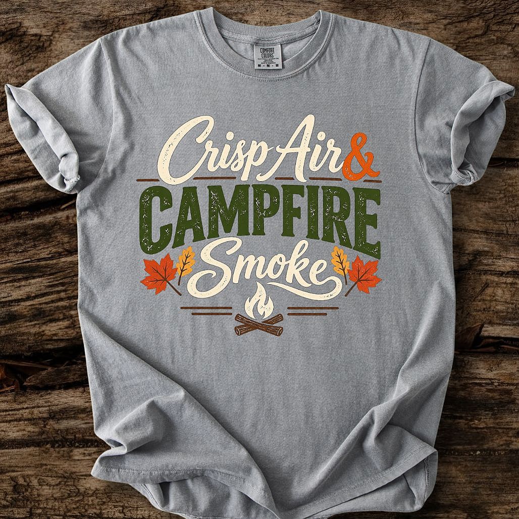 Crisp Air & Campfire Smoke T-Shirt