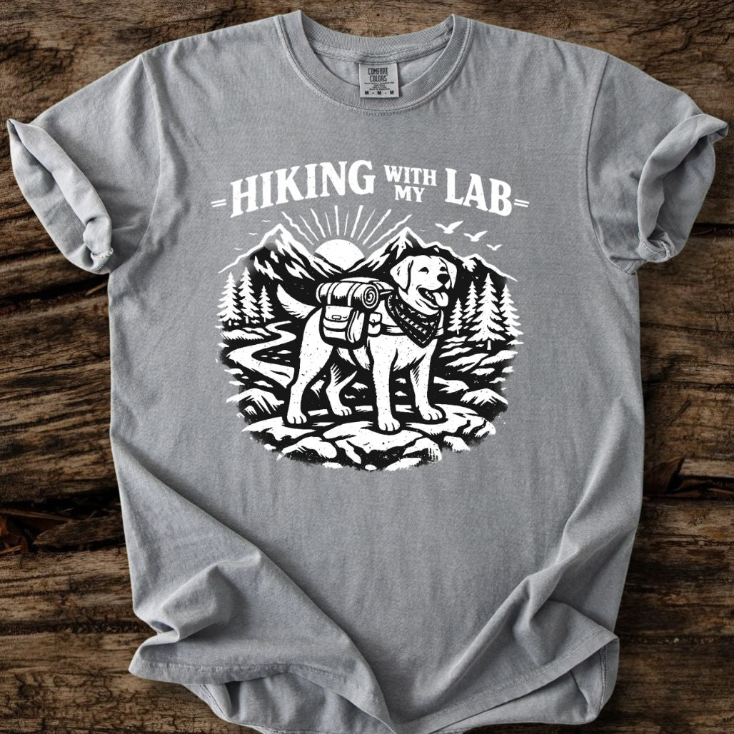 Hiking With My Lab T-Shirt
