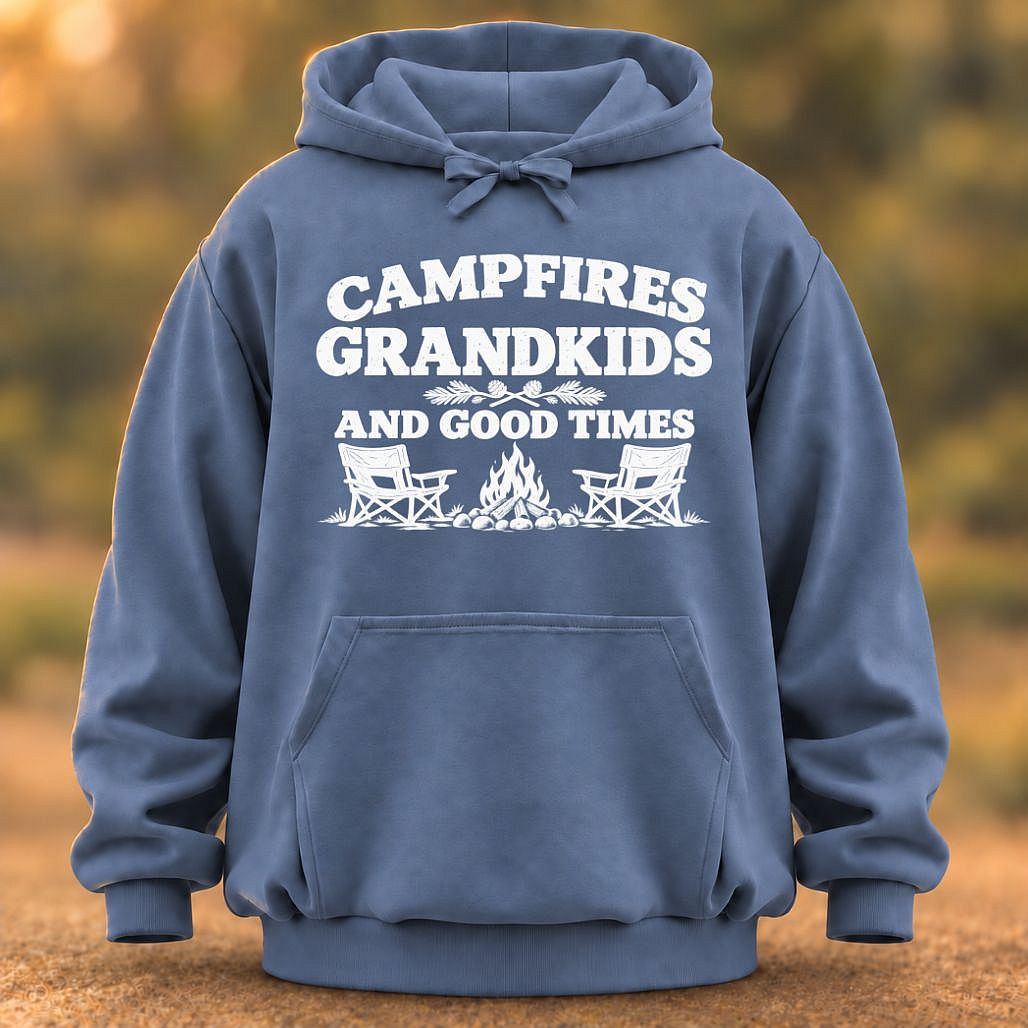 Campfires Coffee And Good Times Hoodie