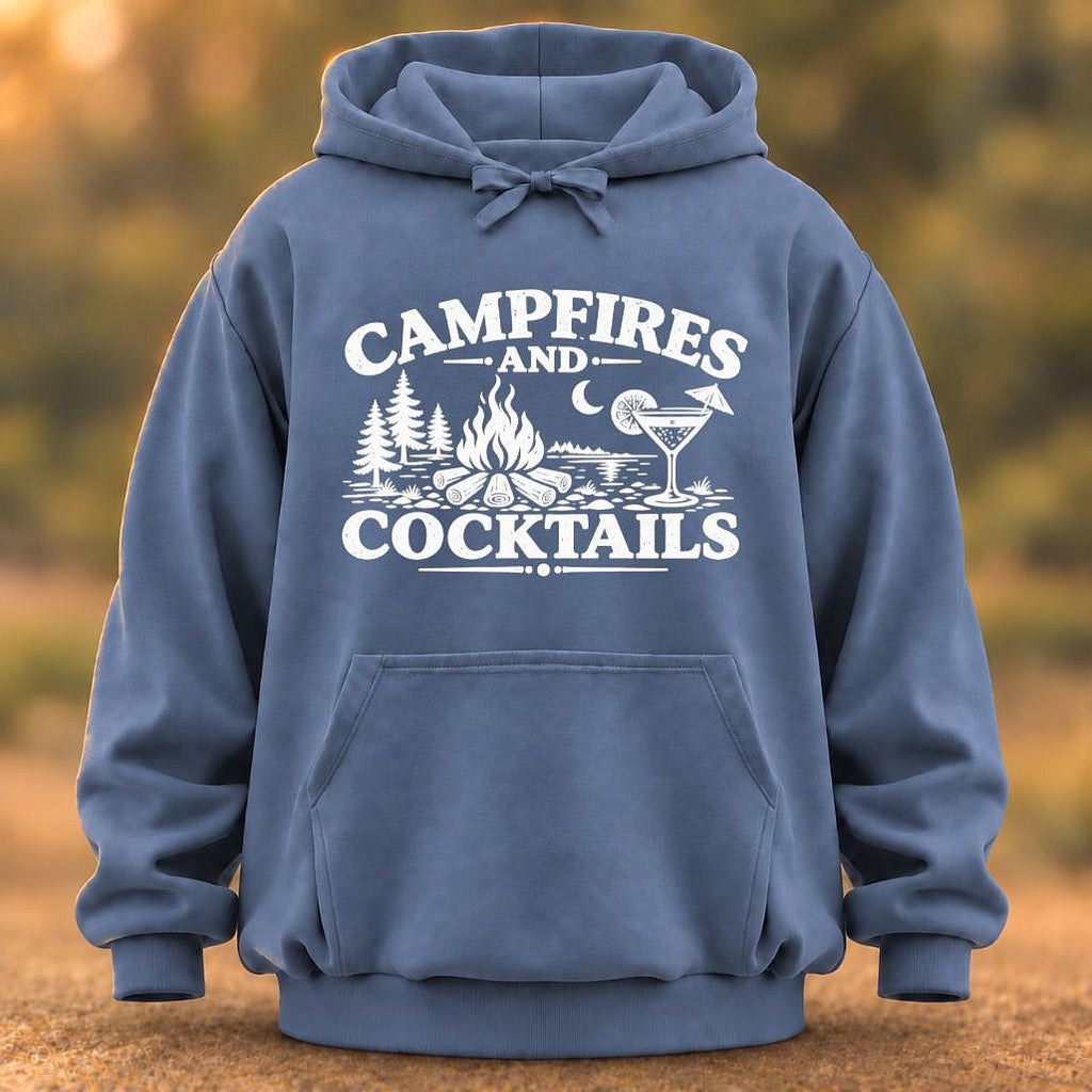 Campfires And Cocktails Hoodie