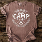 Grandpa's Camp Rules T-Shirt