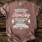 Super Sexy Camping Lady T-Shirt