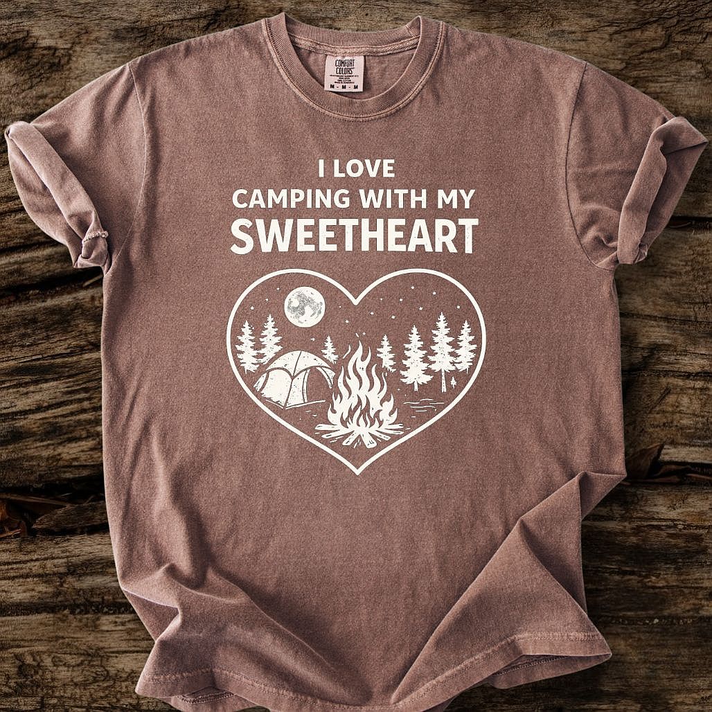 Camping With My Sweetheart T-Shirt