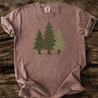 3 Pines Faux Patchwork T-Shirt