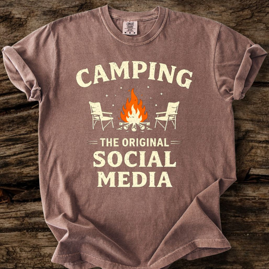 Camping: The Original Social Media T-Shirt