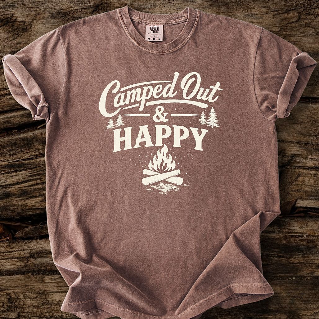 Camped Out & Happy T-Shirt