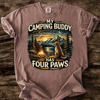 My Camping Buddy Has Four Paws T-Shirt