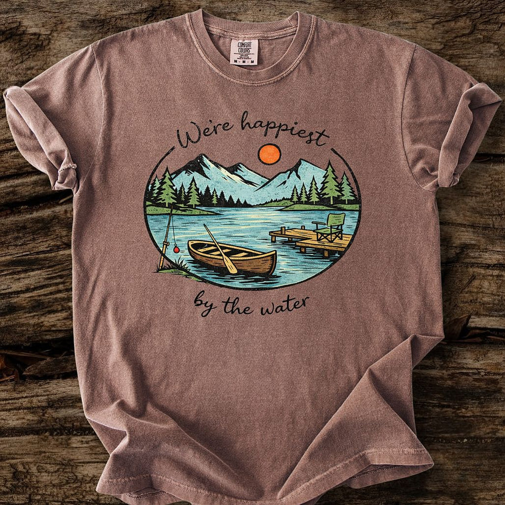 We're Happiest By The Water T-Shirt