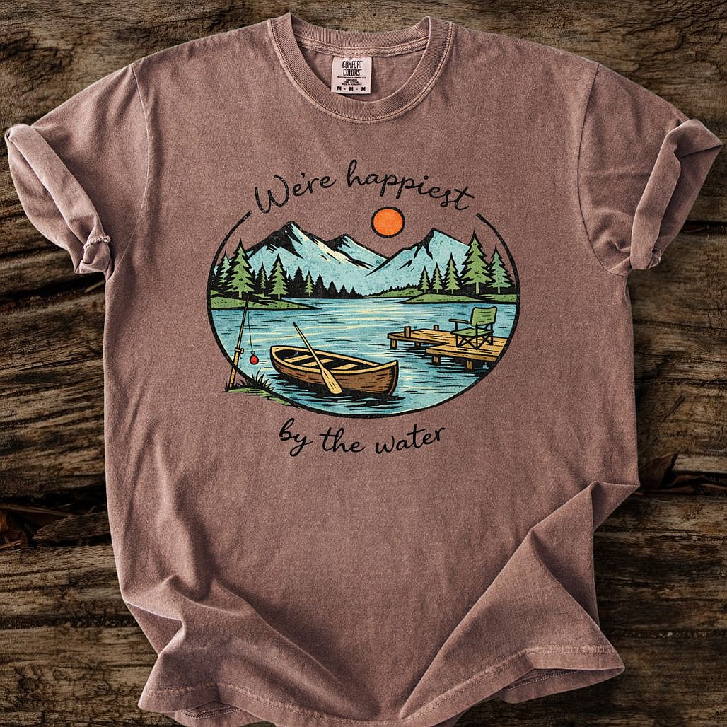 We're Happiest By The Water T-Shirt