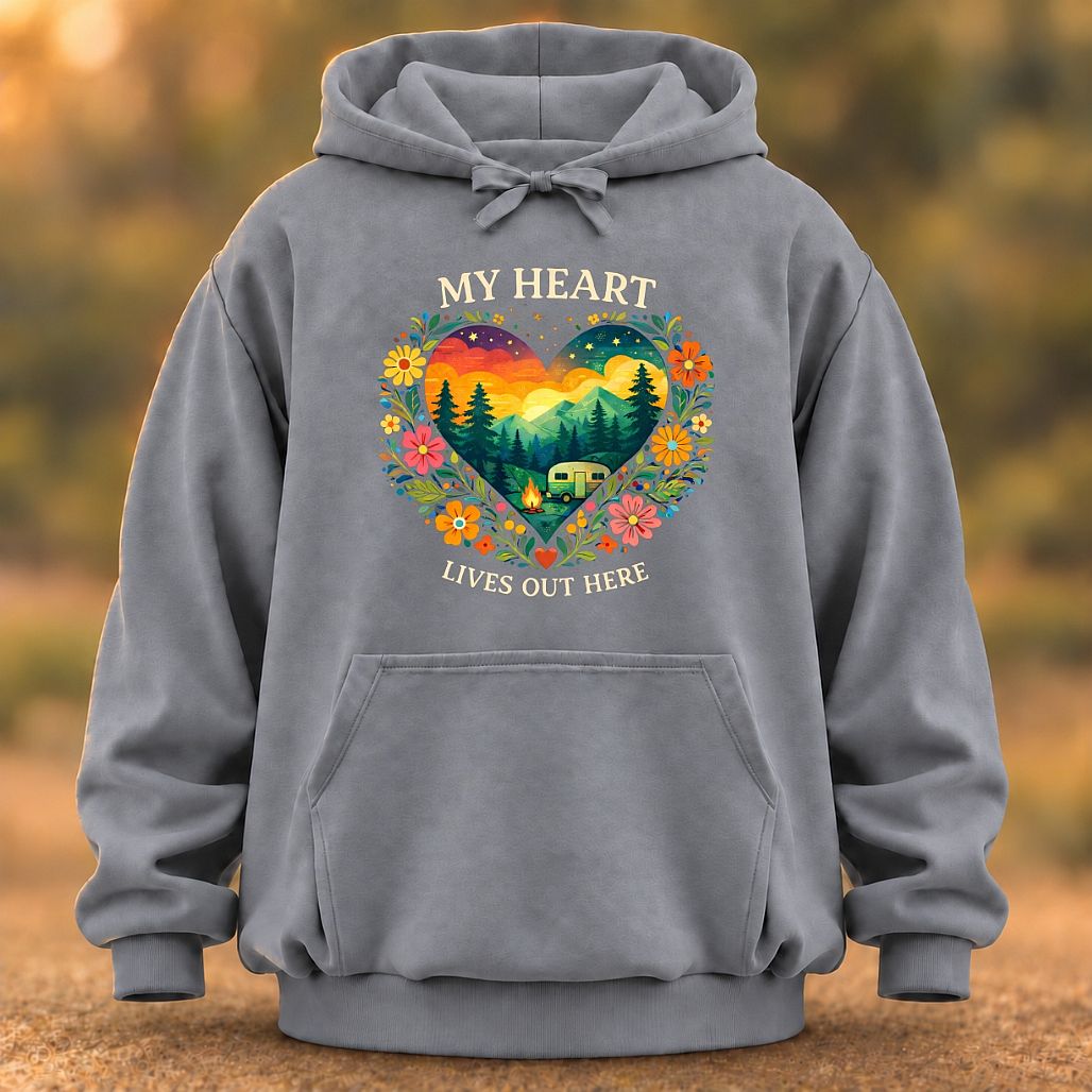 My Heart Lives Out Here Hoodie