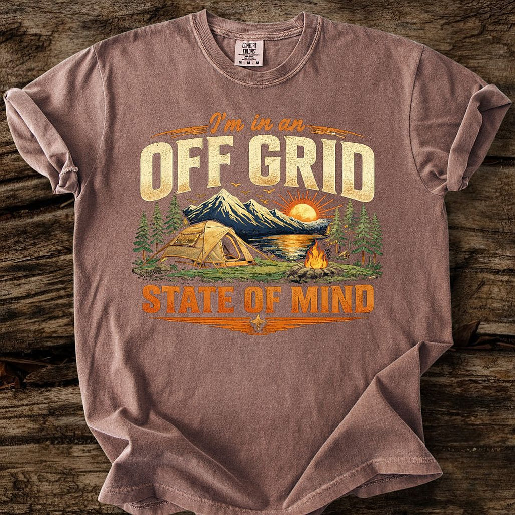 Off Grid State Of Mind (Color) T-Shirt
