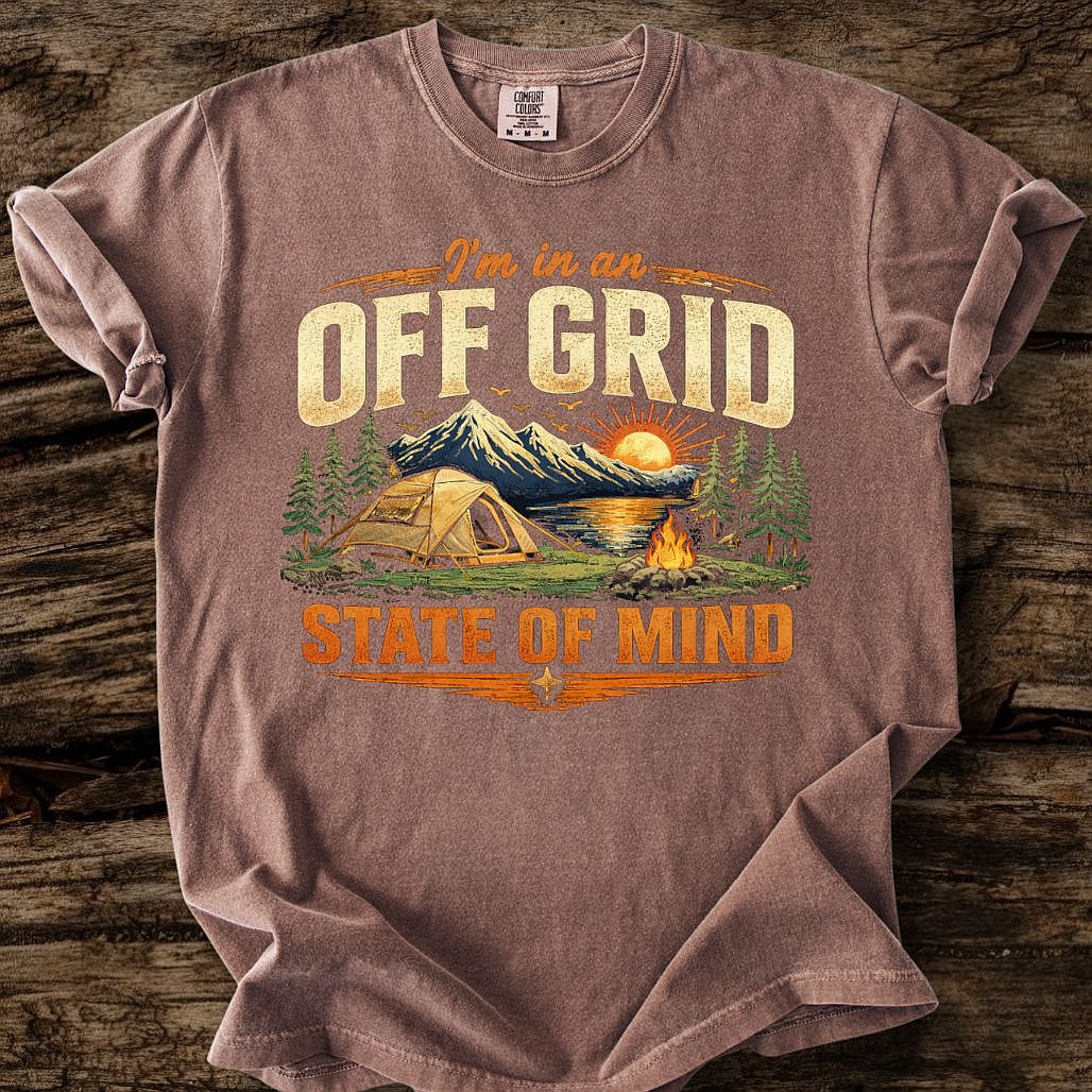Off Grid State Of Mind (Color) T-Shirt