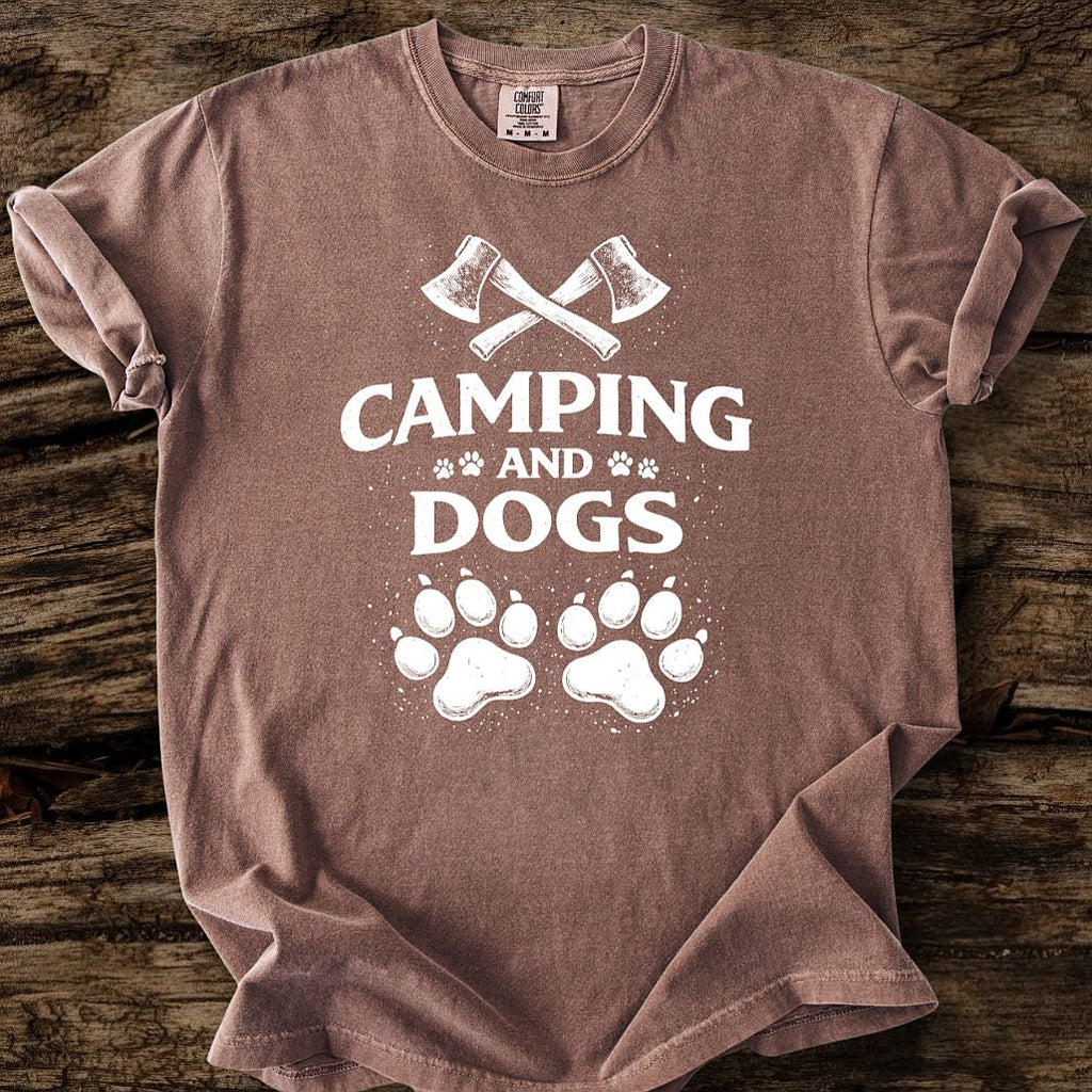 Camping And Dogs T-Shirt