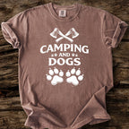 Camping And Dogs T-Shirt