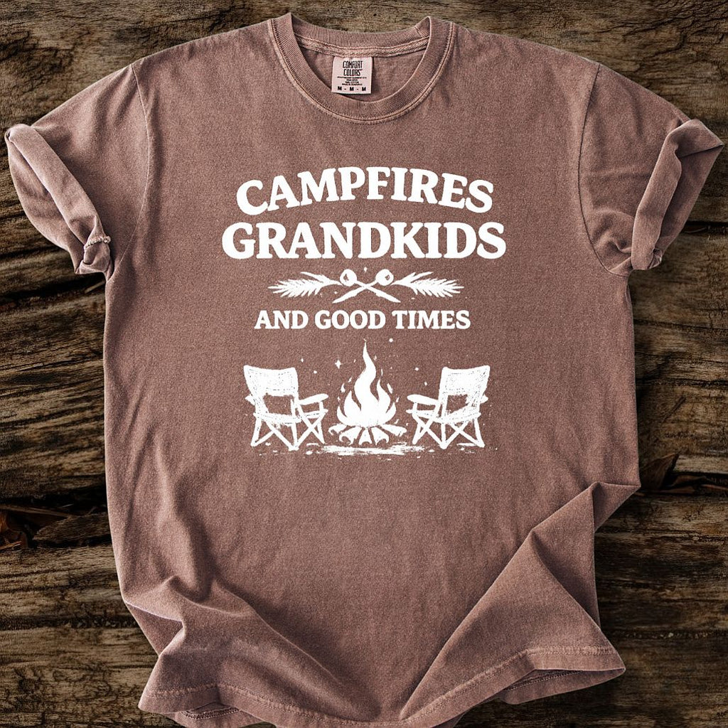 Campfires, Grandkids, & Good Times T-Shirt