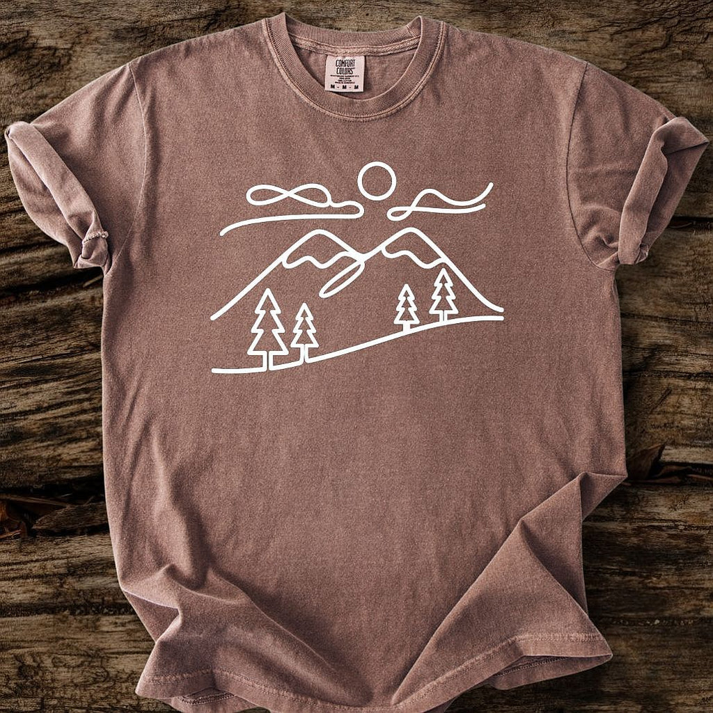 Open Range White Print T-Shirt