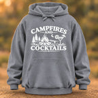 Campfires And Cocktails Hoodie