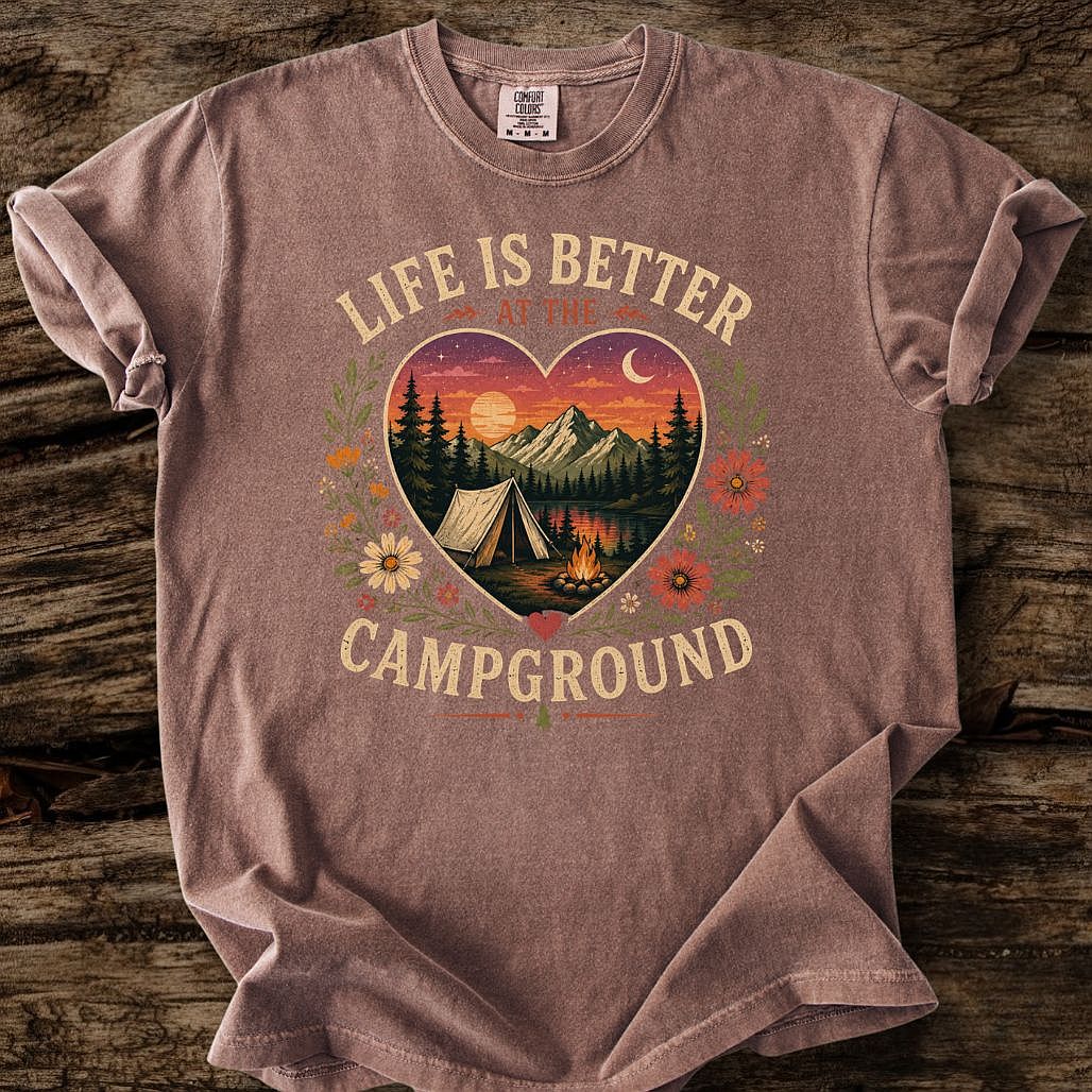 Life Is Better At The Campground T-Shirt