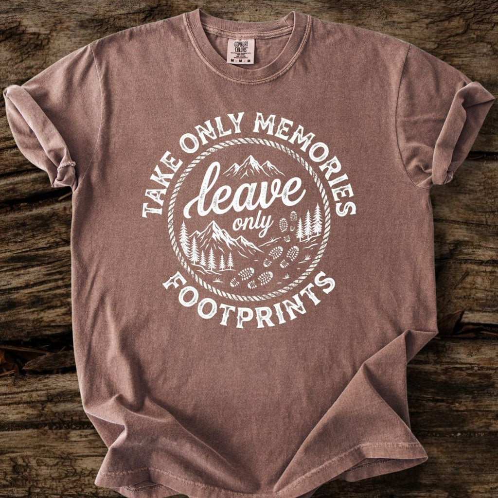 Take Only Memories, Leave Only Footprints T-Shirt