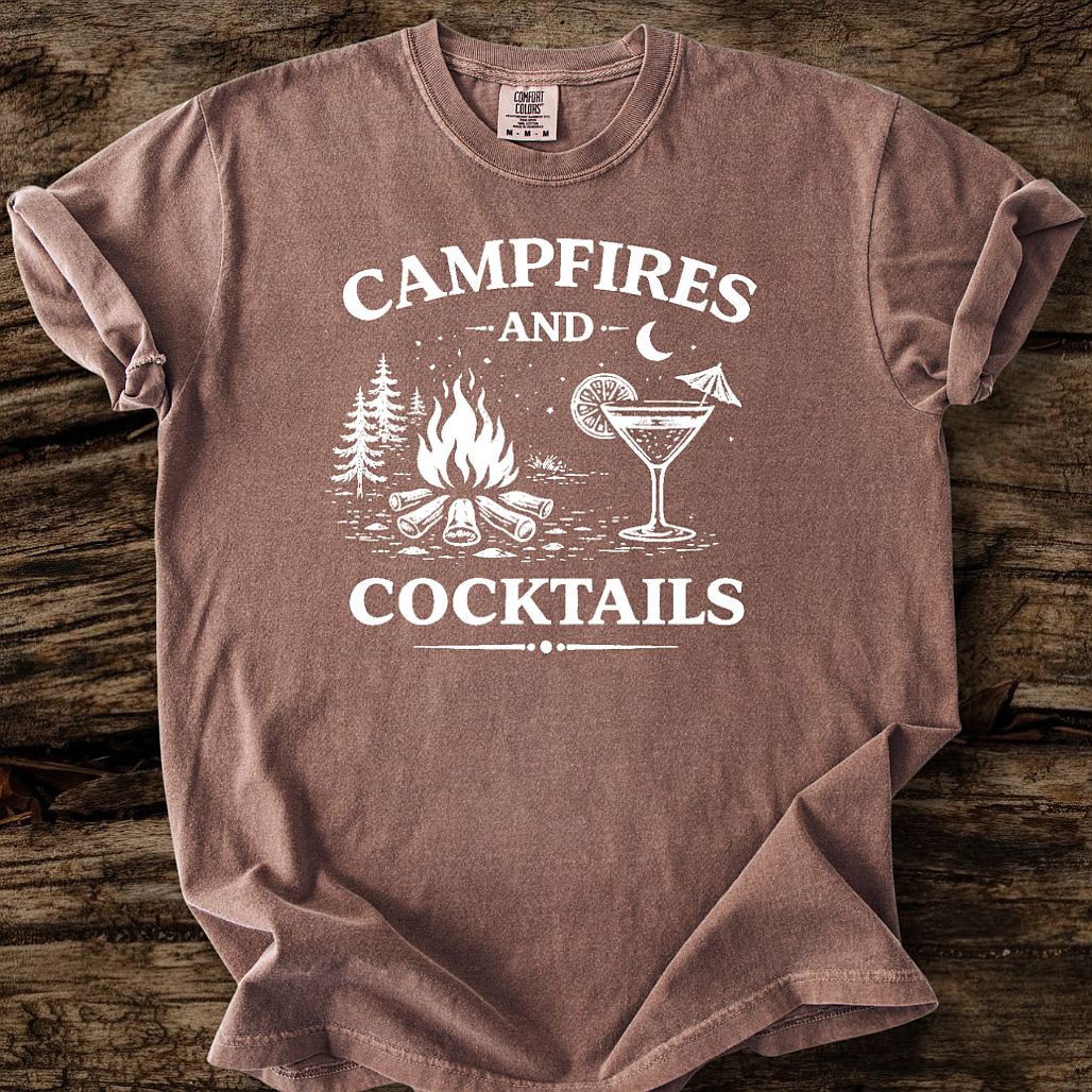 Campfires And Cocktails T-Shirt