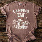 Camping With My Lab T-Shirt