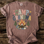 Camp Grandma Faux Patchwork T-Shirt