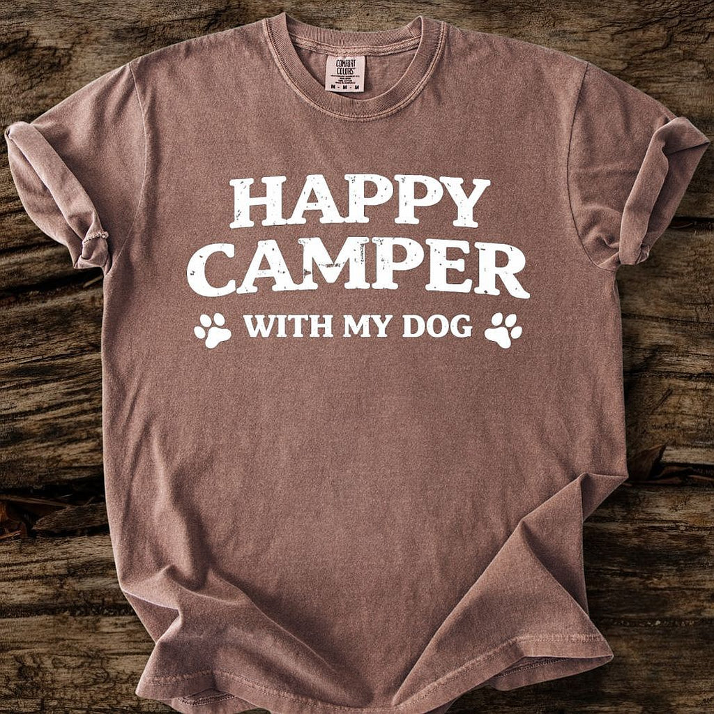 Happy Camper With My Dog T-Shirt