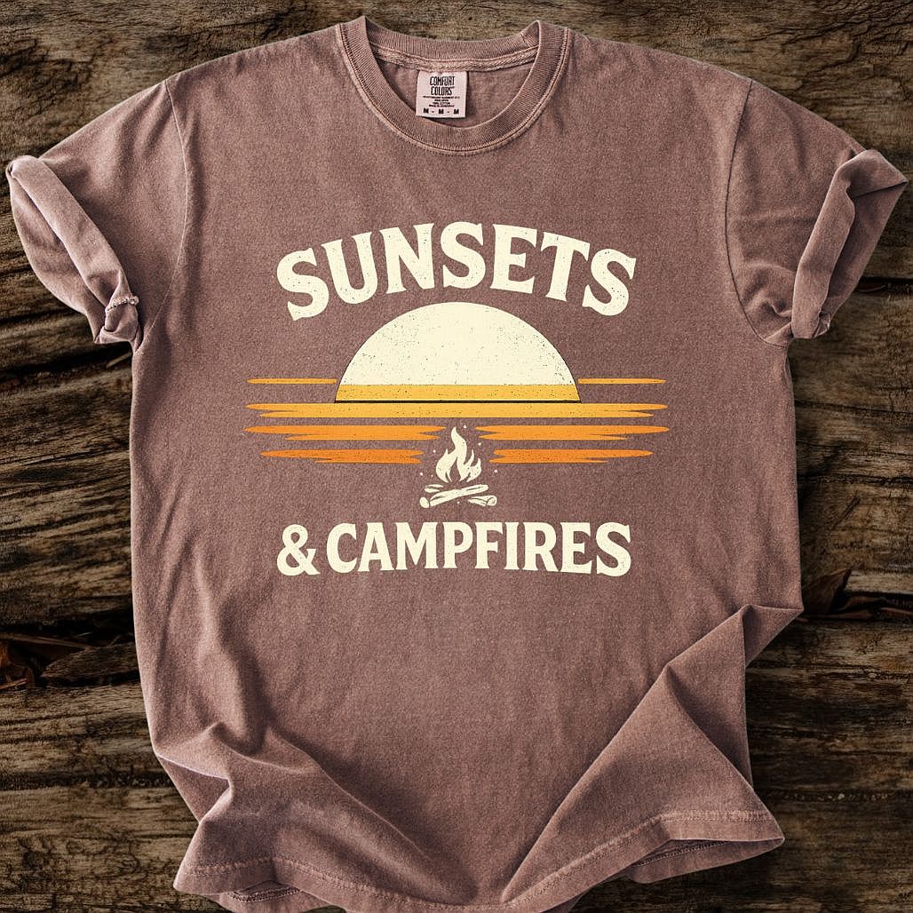 Sunsets & Campfires T-Shirt
