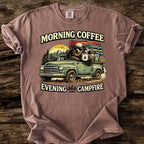 Morning Coffee - Evening Campfire T-Shirt