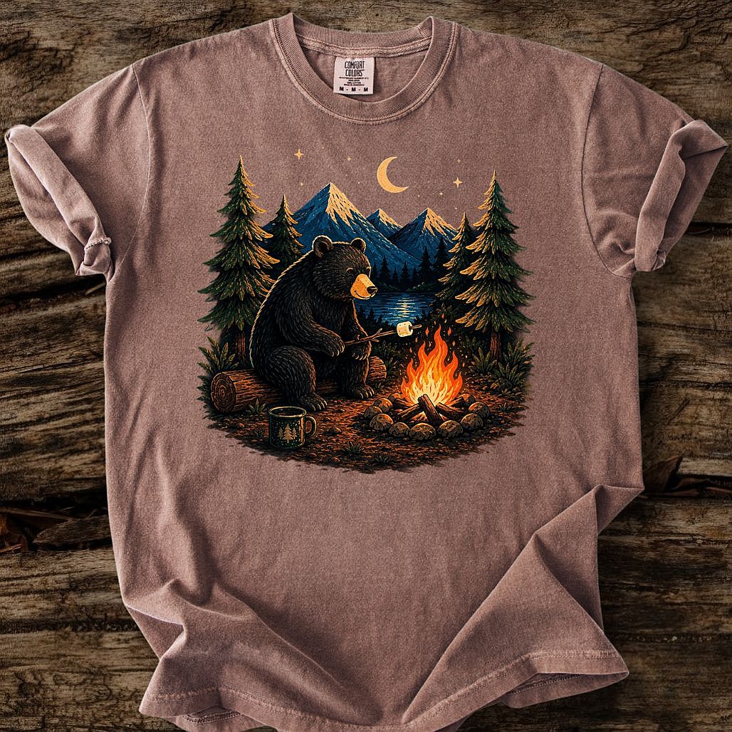 Campfire Bear T-Shirt