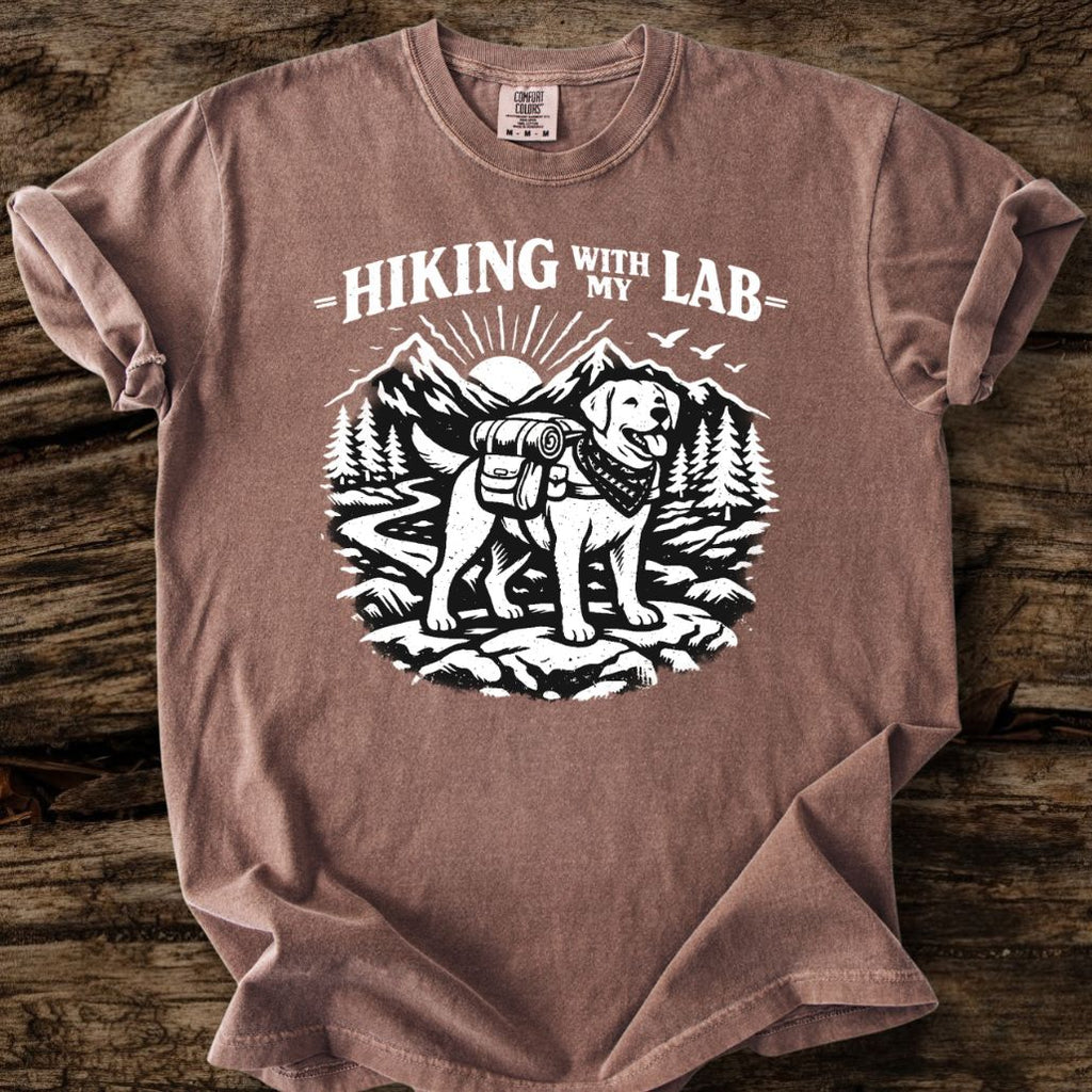Hiking With My Lab T-Shirt
