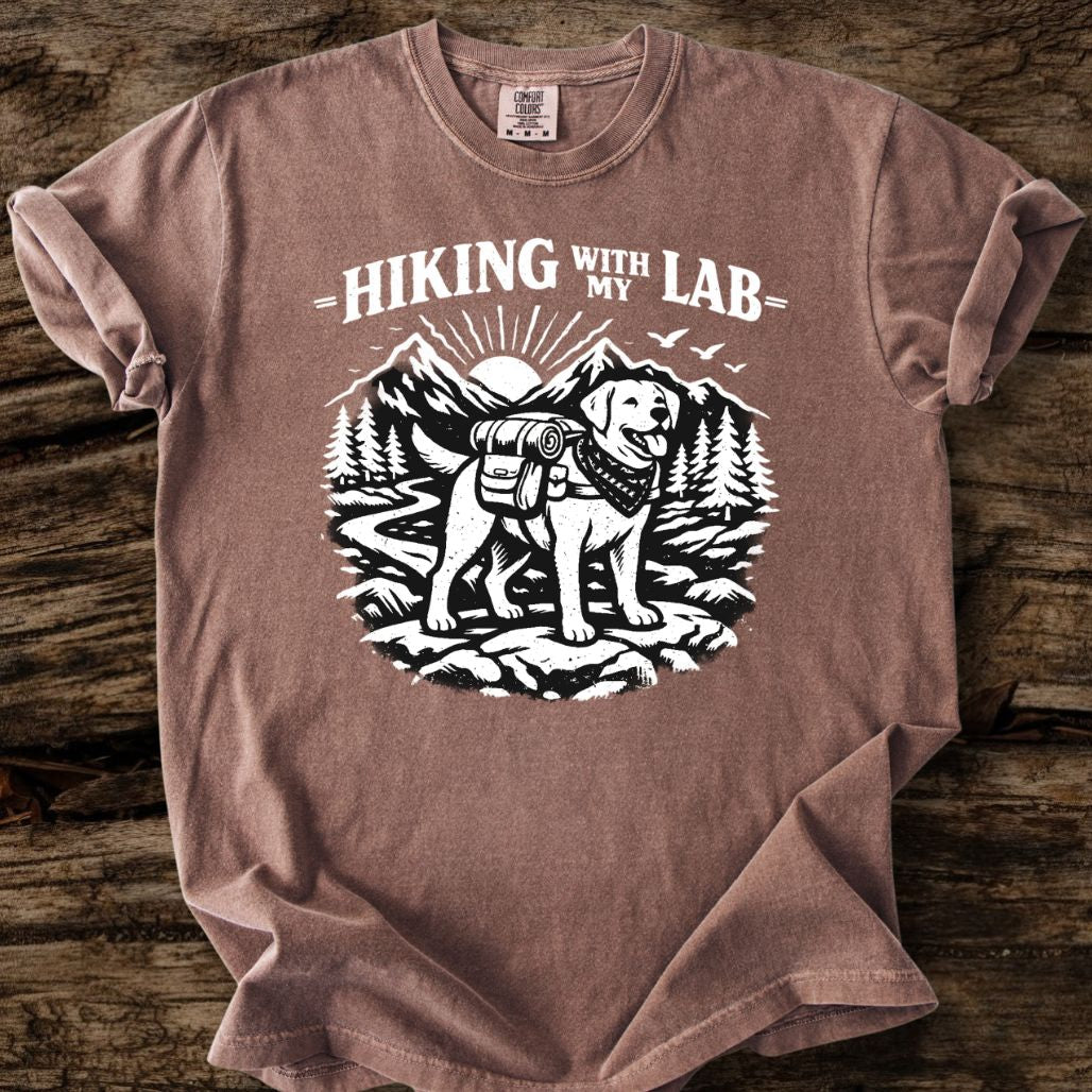 Hiking With My Lab T-Shirt