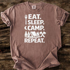 Eat, Sleep, Camp, Repeat T-Shirt