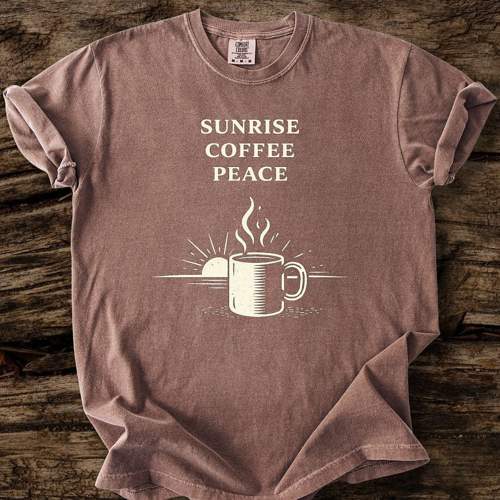 Sunrise Coffee Peace T-Shirt