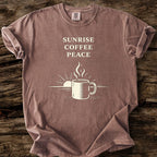 Sunrise Coffee Peace T-Shirt