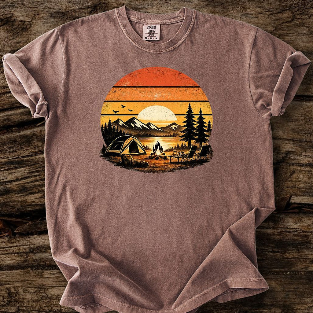 Retro Sunset Camp T-Shirt