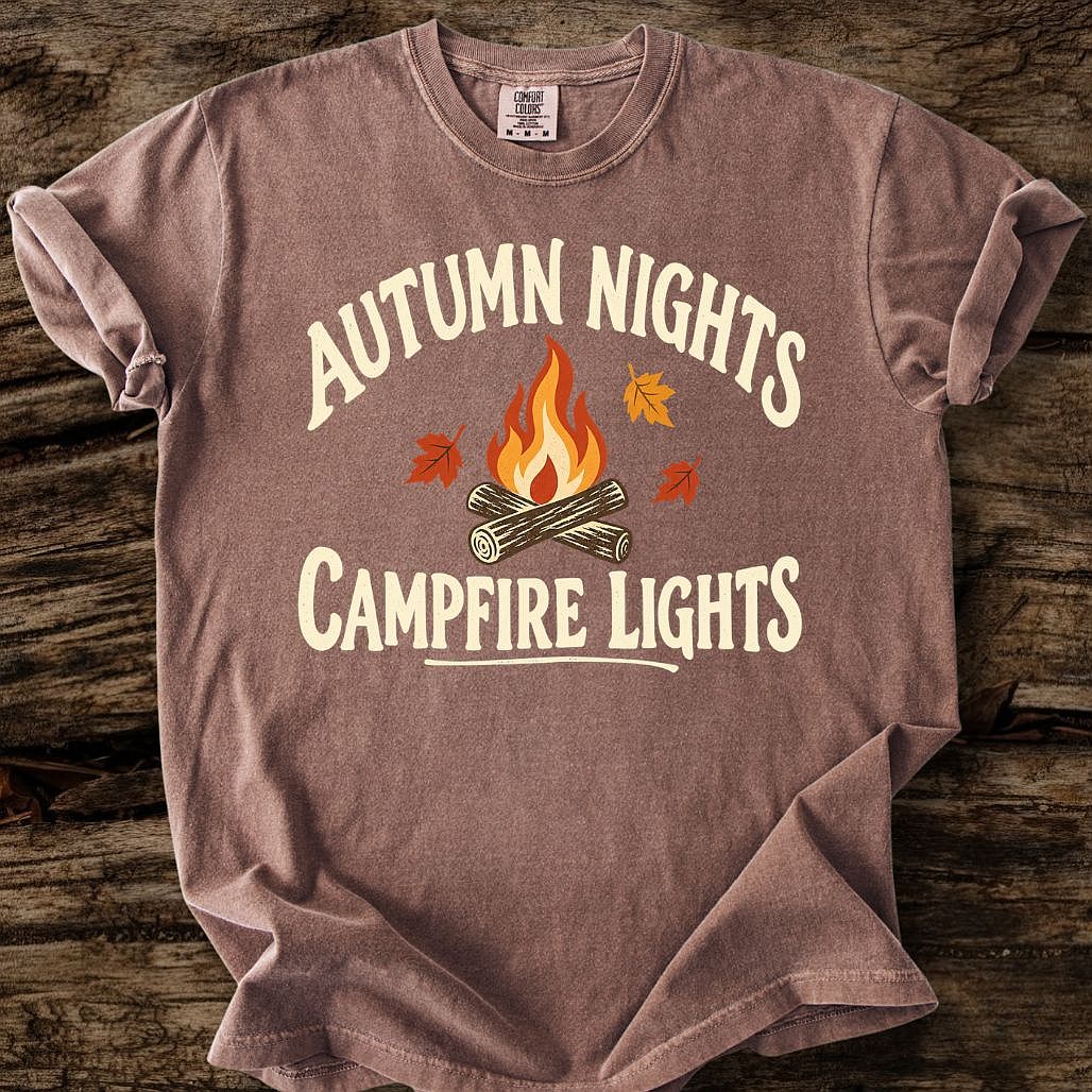 Autumn Nights - Campfire Lights T-Shirt