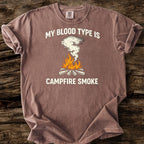 My Blood Type Is Campfire Smoke T-Shirt