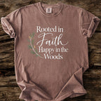 Rooted In Faith Happy In The Woods T-Shirt