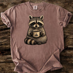 Camp Coffee Raccoon T-Shirt