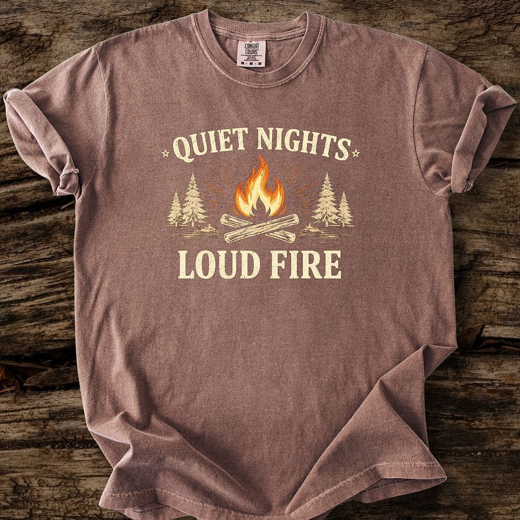 Quiet Nights - Loud Fire T-Shirt