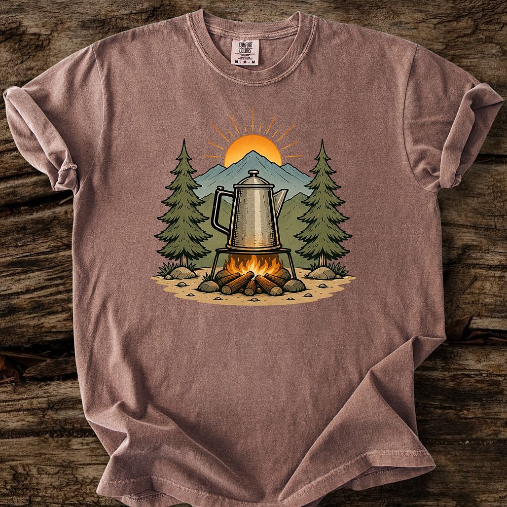 Camp Coffee Pot T-Shirt