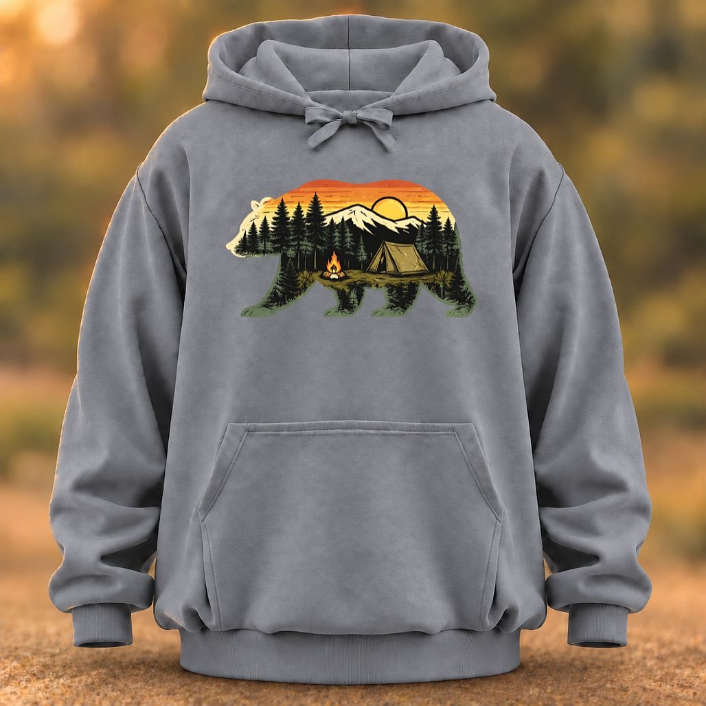 Bear Silhouette Hoodie