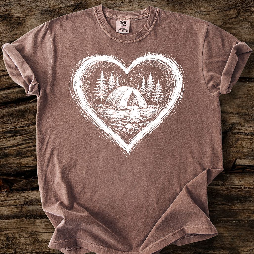 Camping Heart T-Shirt