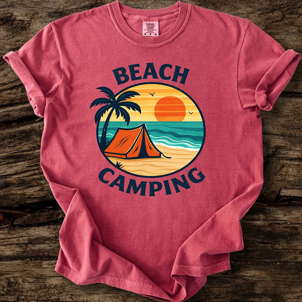 Beach Camping T-Shirt