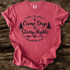 Camp Days And Starry Nights T-Shirt