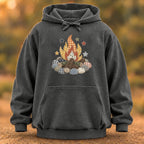 Campfire Faux Patchwork Hoodie