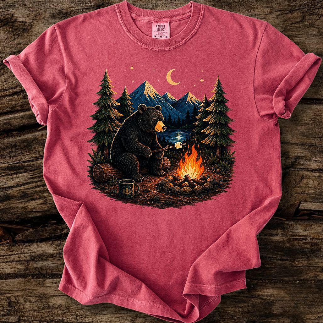 Campfire Bear T-Shirt