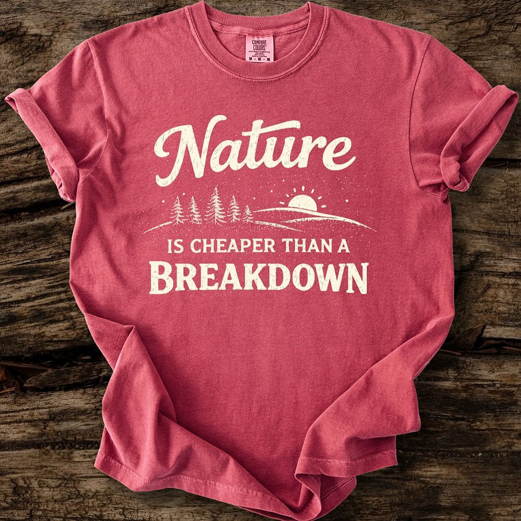 Nature Is Cheaper Than A Breakdown T-Shirt