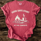 Good Days Start At The Campsite T-Shirt